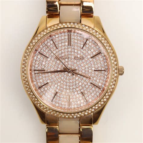 michael kors watch mk-3250|Michael Kors Women's Runway Crystal Pave Dial Watch MK3253.